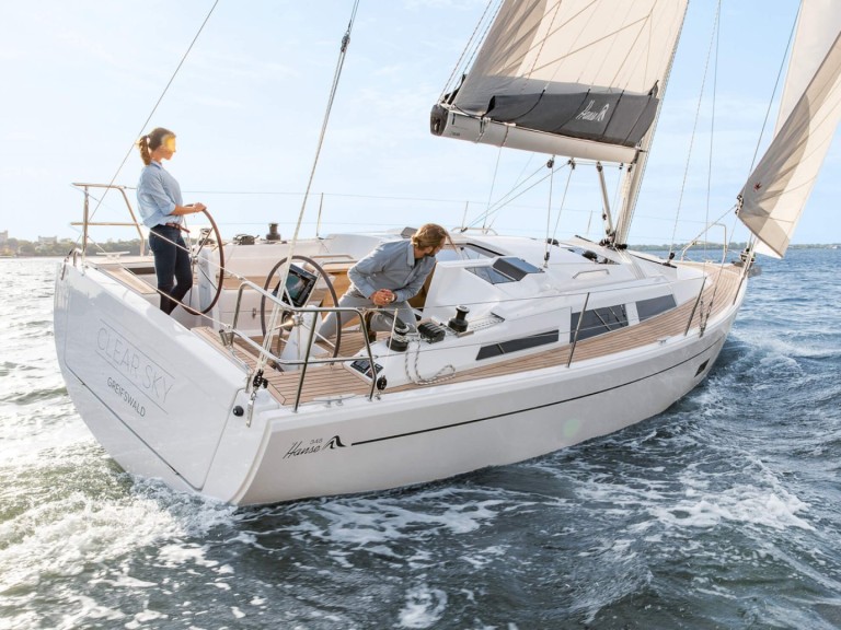 Yacht hire Marseille cheap Hanse 348