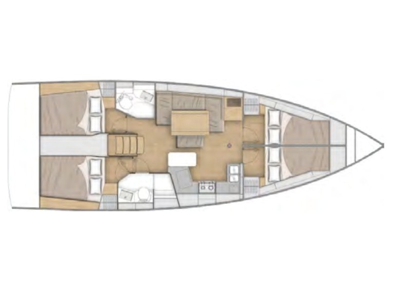 Yacht hire Olbia cheap Oceanis 40.1