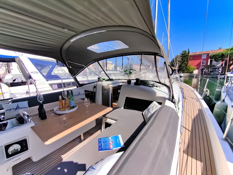 Jeanneau Sun Odyssey 440 charter bareboat or skippered in  Port Grimaud