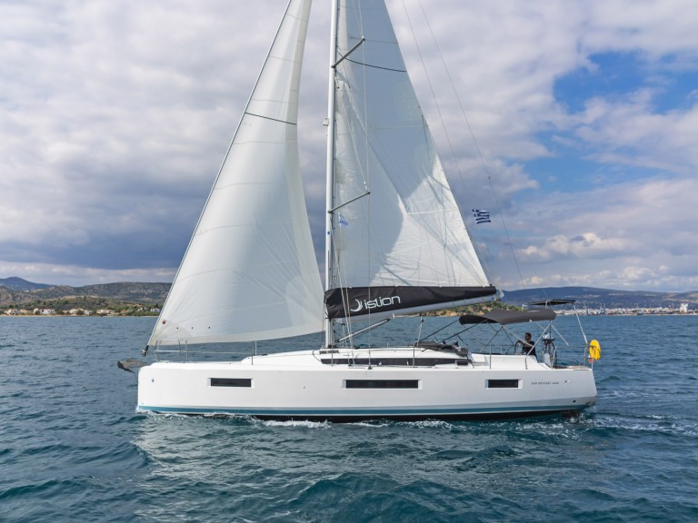 Jeanneau Sun Odyssey 440 charter bareboat or skippered in  Skiathos
