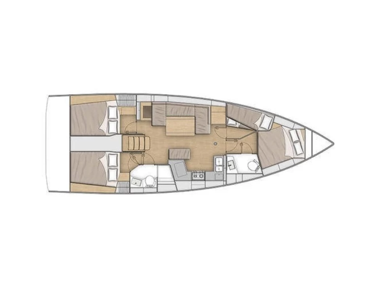 Sailboat hire in Lefkáda - Bénéteau Oceanis 40.1