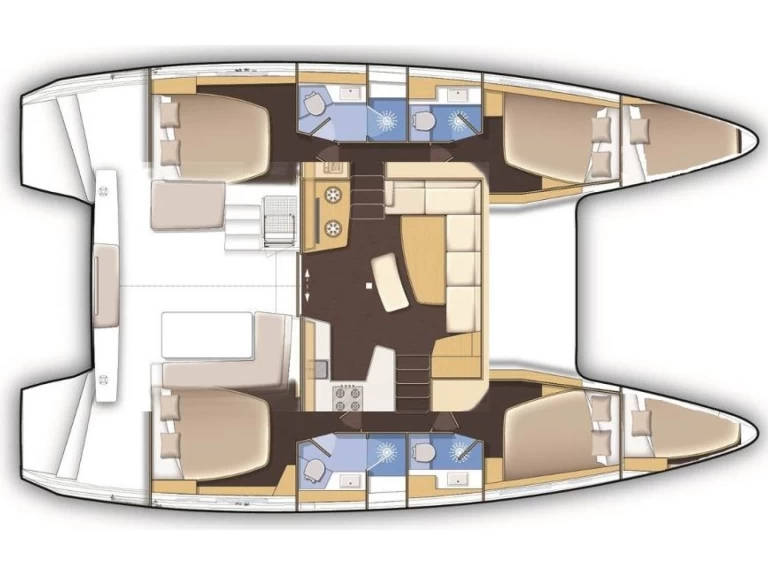 Catamaran hire in Skiathos - Lagoon Lagoon 42