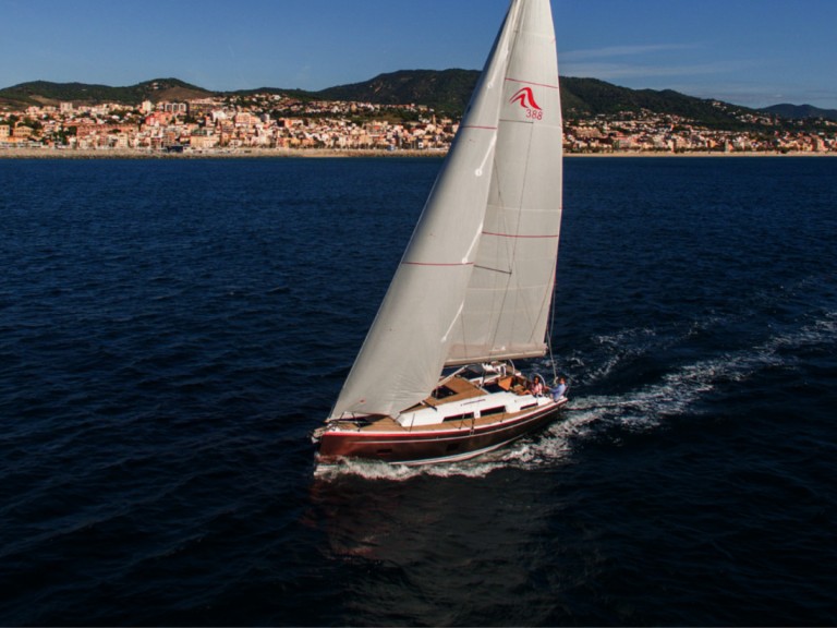 Hanse Hanse 388 charter bareboat or skippered in  Kaštela