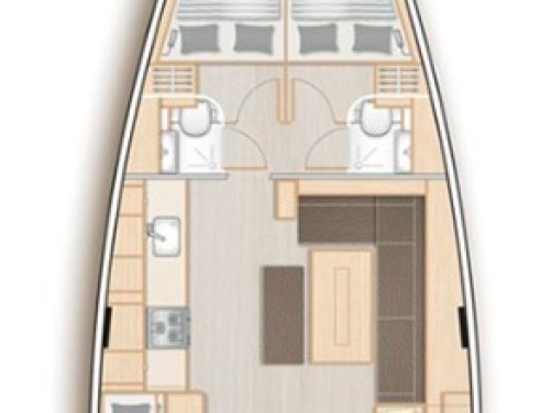 Yacht hire Alimos cheap Hanse 508