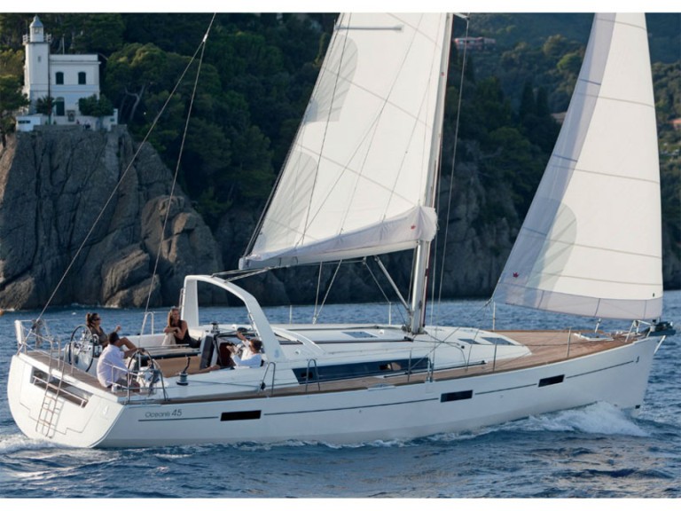 Bénéteau Oceanis 45 charter bareboat or skippered in  Lefkáda