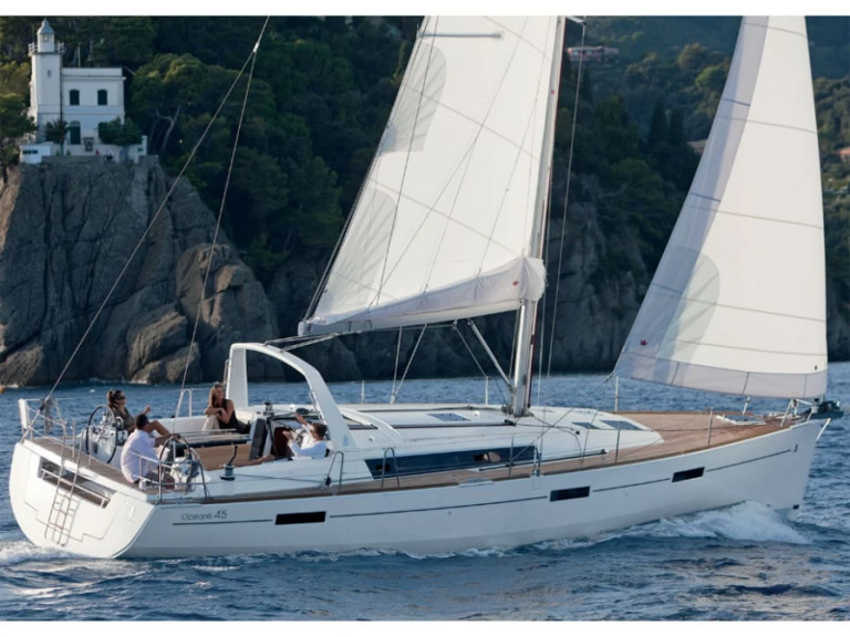 Bénéteau Oceanis 45 charter bareboat or skippered in  Lefkáda