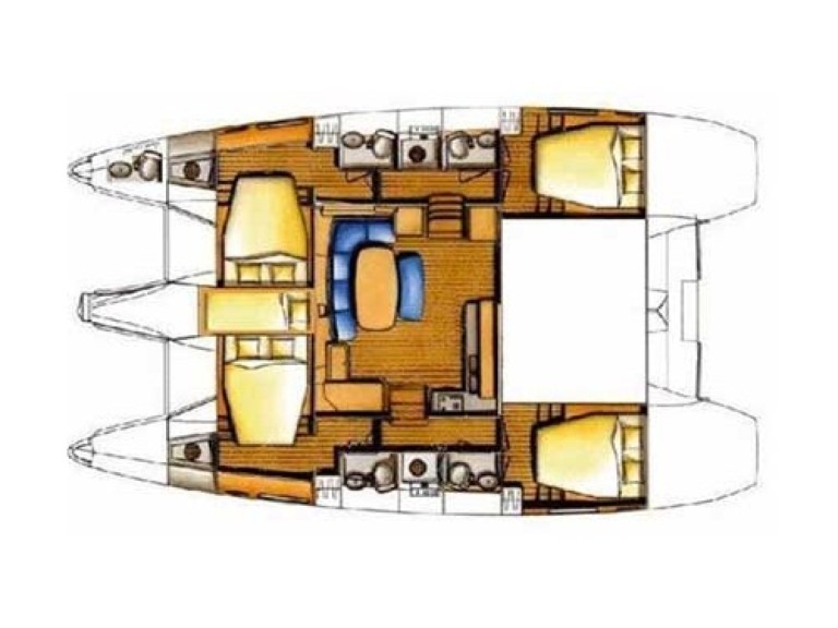 Hire Catamaran Lagoon with a boat licence