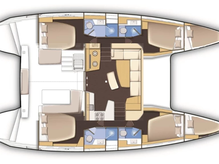 Hire Catamaran with or without skipper Lagoon San Miguel De Abona