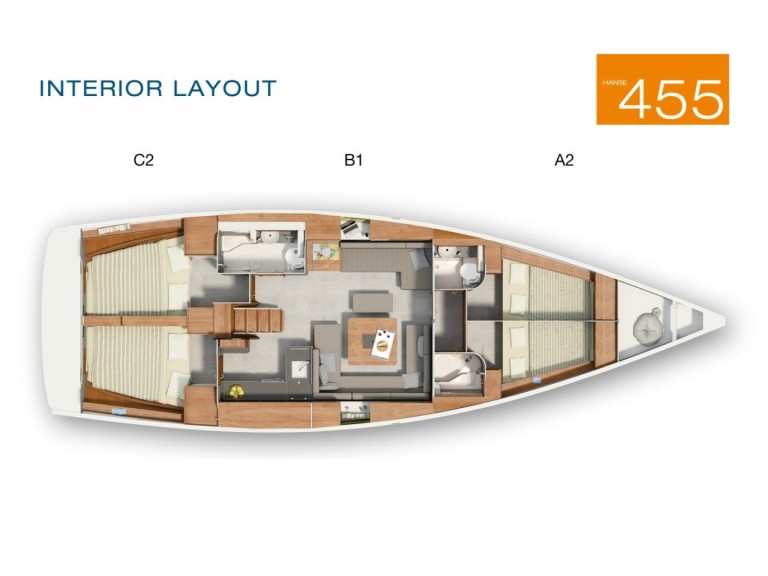 Hire a Hanse Hanse 455 Lávrio