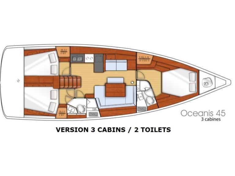 Hire Sailboat Bénéteau with a boat licence