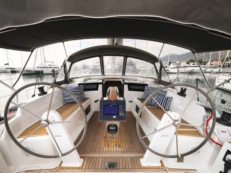 Hanse Hanse 418 charter bareboat or skippered in  Kaštela