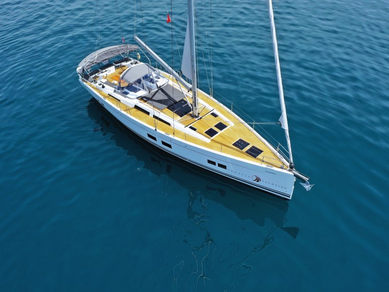 Hanse Hanse 588 charter bareboat or skippered in  Seget Donji