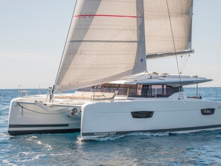 Fountaine Pajot Astrea 42 charter bareboat or skippered in  Anse Marcel