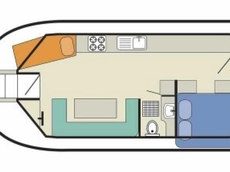 Hire Canal boat with or without skipper Standard Branges