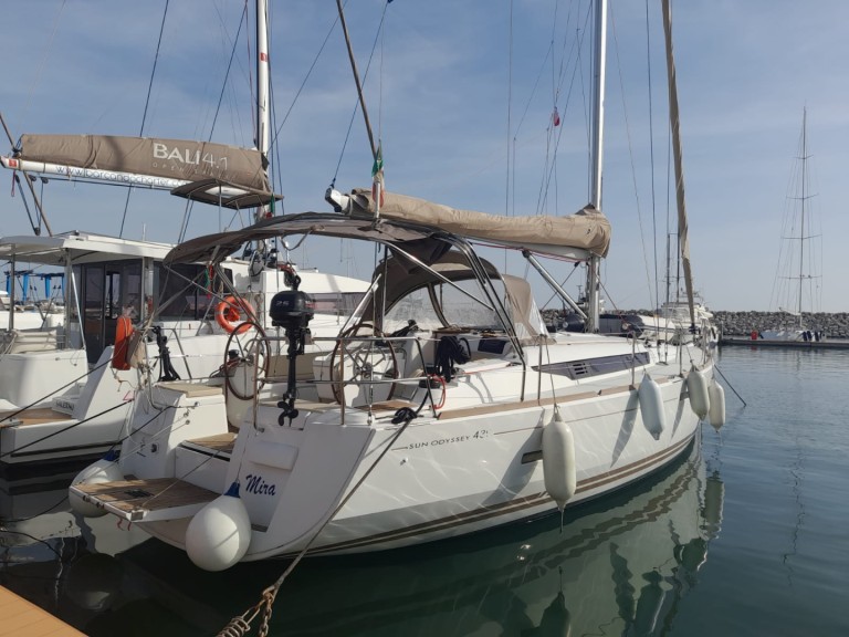 Jeanneau Sun Odyssey 439 charter bareboat or skippered in  Salerno