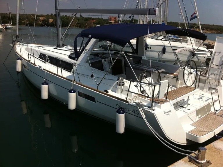 Bénéteau Oceanis 45 charter bareboat or skippered in  Punat