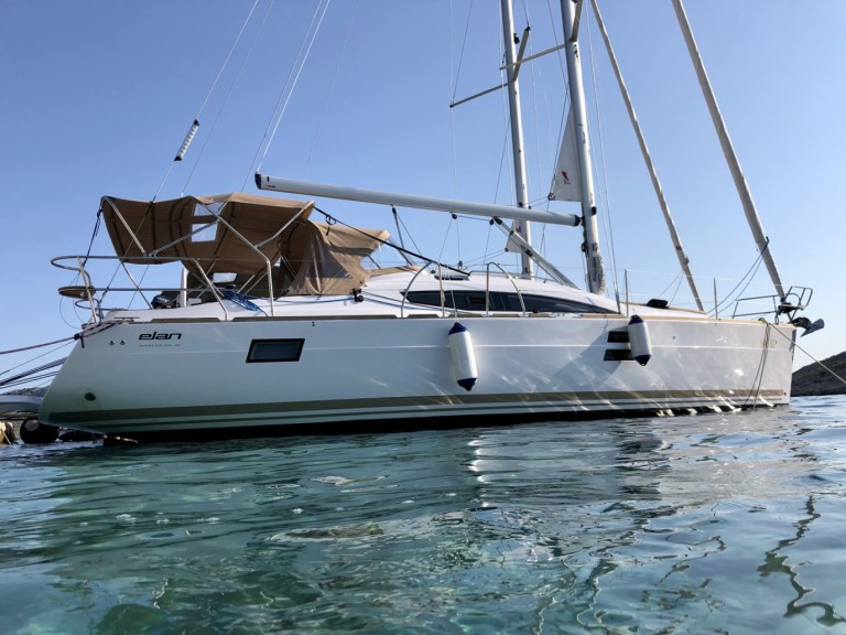 Elan Impression 40 charter bareboat or skippered in  Primošten