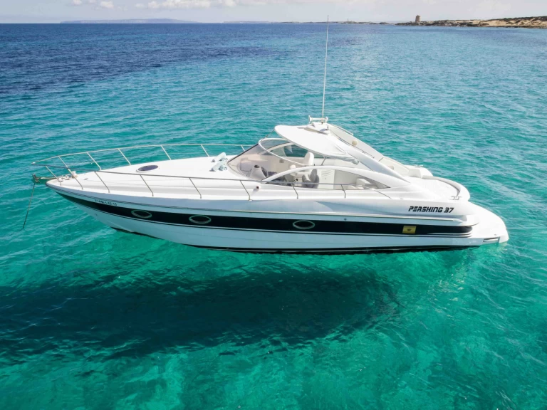 Pershing Pershing 37 charter bareboat or skippered in  Ibiza Town