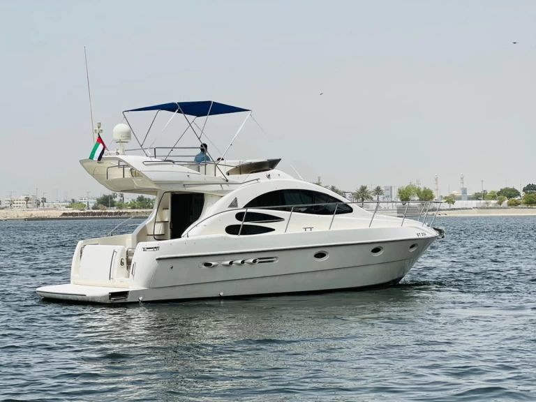 Azimut 42 charter bareboat or skippered in  Dubai Marina
