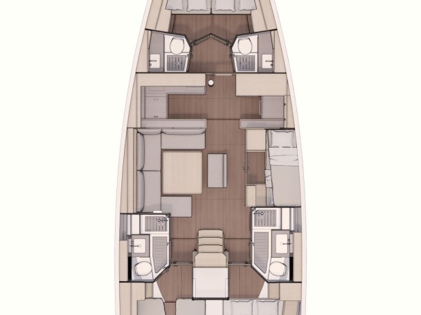 Yacht hire Furnari cheap Dufour 530