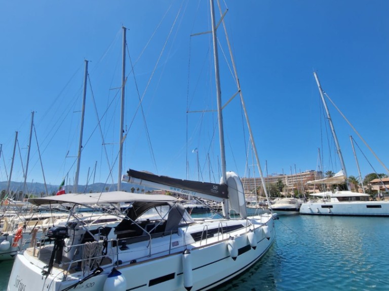 Dufour Dufour 520 Grand Large charter bareboat or skippered in  Furnari