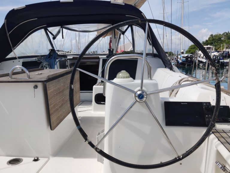 Dufour Dufour 500 Grand Large charter bareboat or skippered in  Jolly Harbour