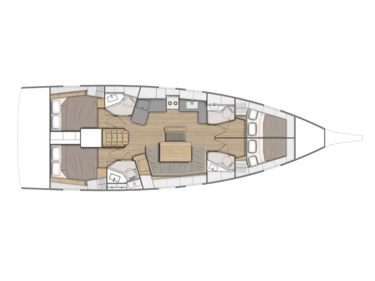 Sailboat hire in Kos - Bénéteau Oceanis 46.1