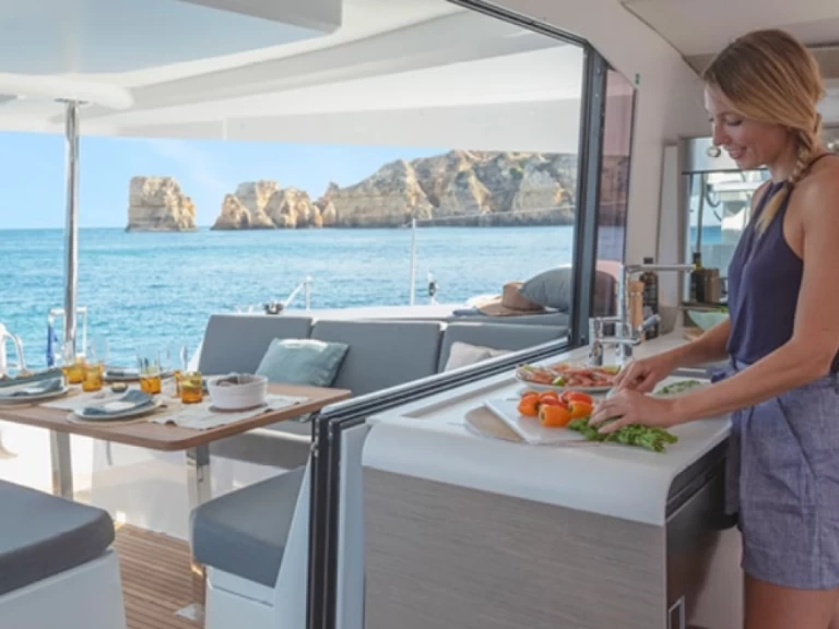 Catamaran to hire Arzon at the best price