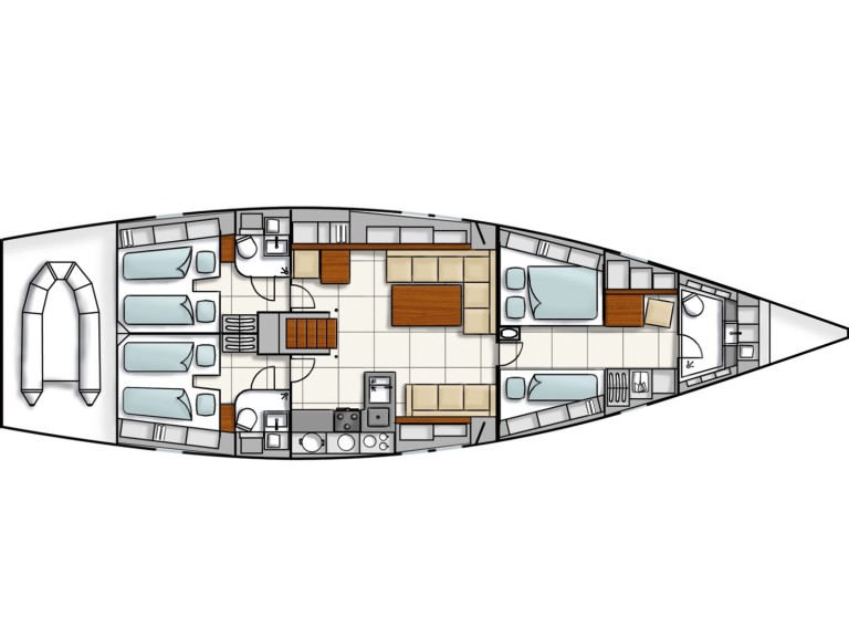 Hire a Hanse Hanse 540 Alimos