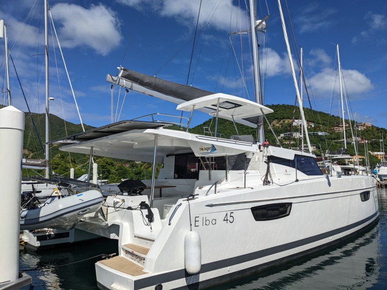 Fountaine Pajot Elba 45 charter bareboat or skippered in  Marsh Harbour