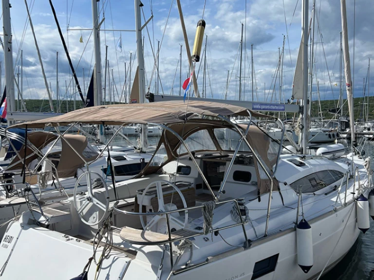 Elan Impression 45 charter bareboat or skippered in  Punat