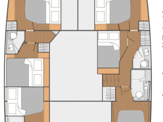 Hire Catamaran Fountaine Pajot with a boat licence