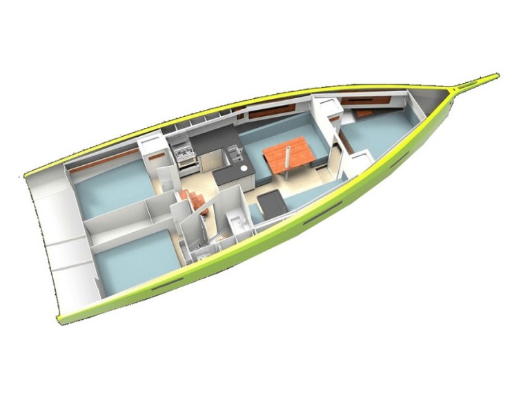 Hire Sailboat RM with a boat licence