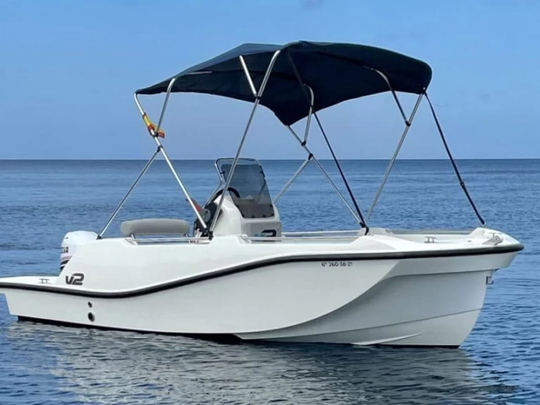 V2 BOATS 5.0 SPORT charter bareboat or skippered in  La Savina
