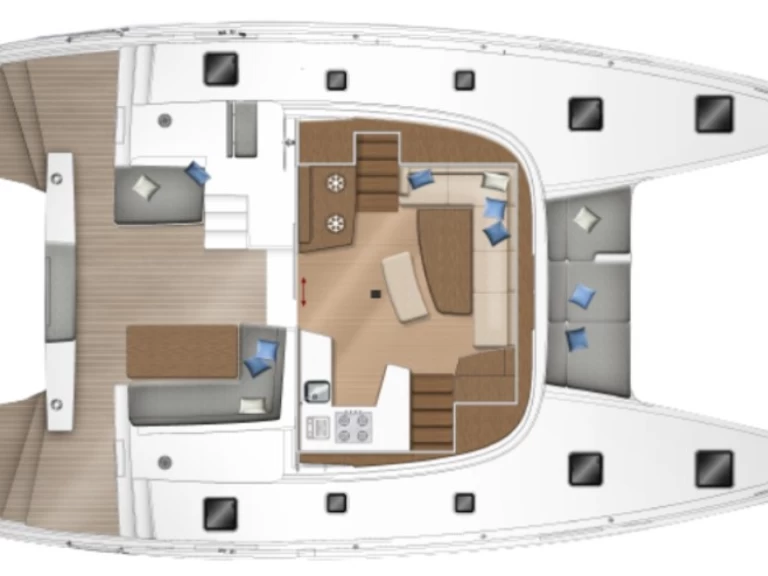 Hire Catamaran Lagoon with a boat licence
