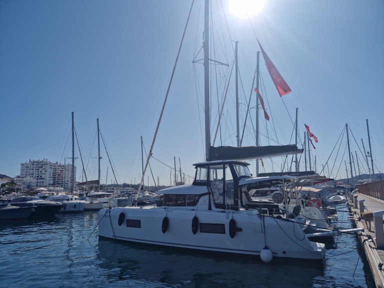 Lagoon Lagoon 42 charter bareboat or skippered in  Sant Antoni de Portmany