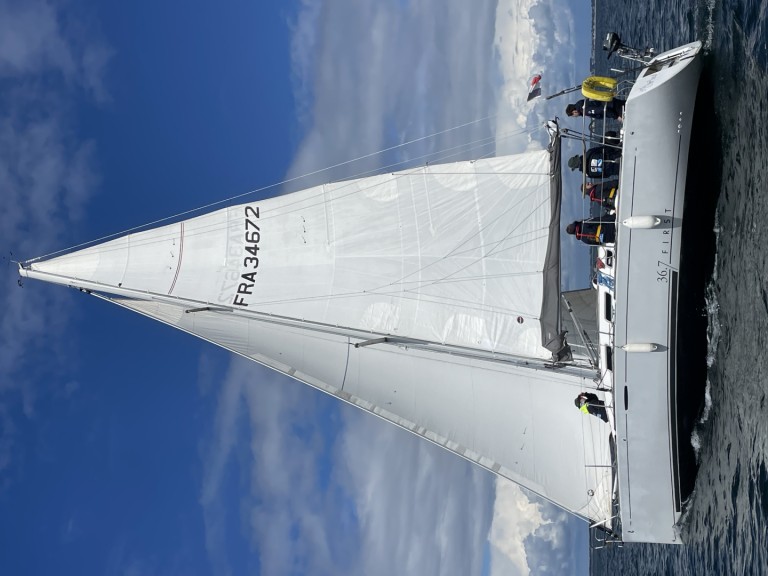 Bénéteau First 36.7 charter bareboat or skippered in  Port-Haliguen