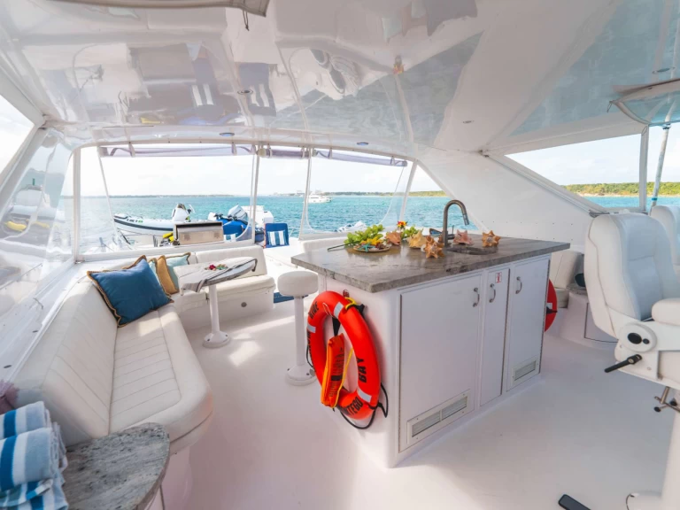 Hatteras Magnum Ride charter bareboat or skippered in  Nassau