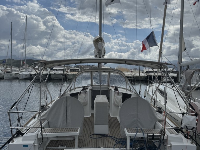 Bénéteau Oceanis 381 charter bareboat or skippered in  Ajaccio