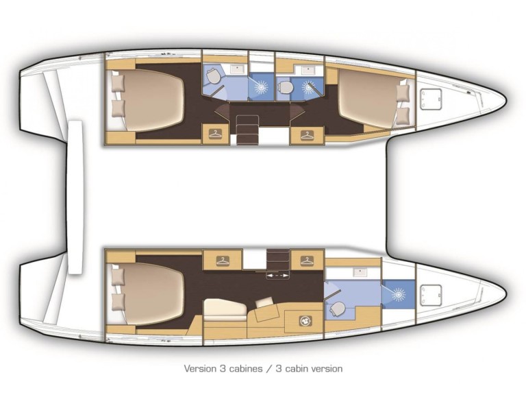 Catamaran hire in Vlychada - Lagoon Lagoon 42
