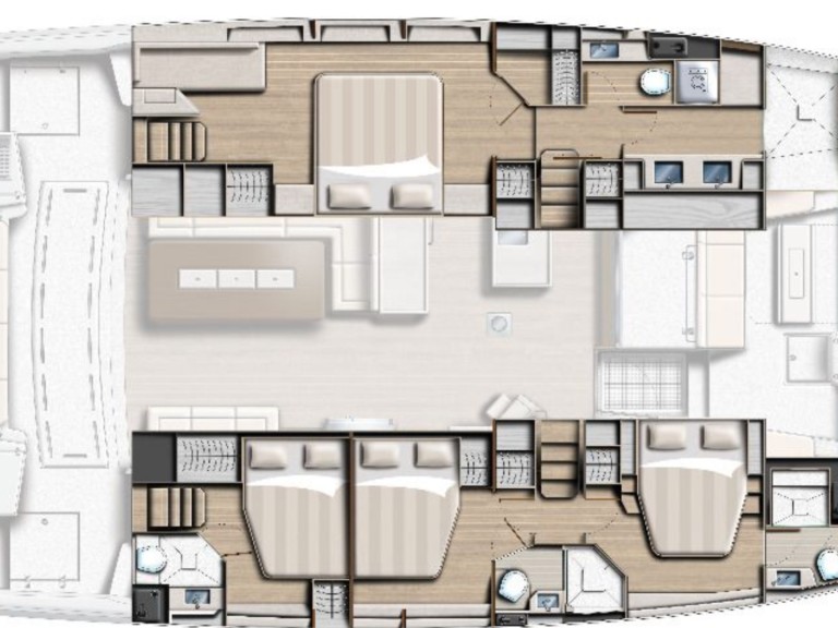 15 Bali 5.4 charter bareboat or skippered in  Hyères