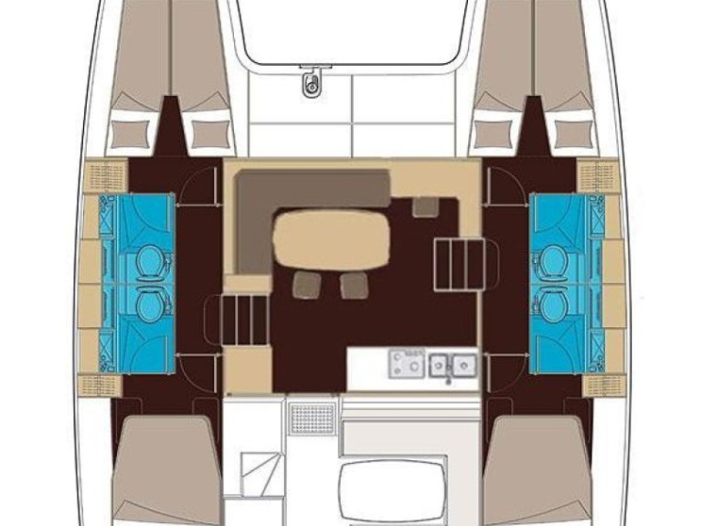 Lagoon Lagoon 400 S2 charter bareboat or skippered in  Punta Ala