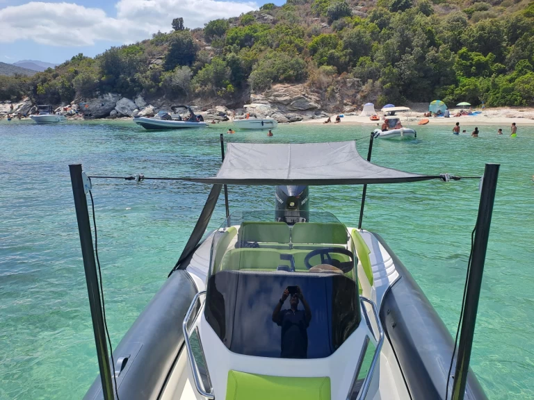 Lomac Lomac 700  charter bareboat or skippered in  Saint-Florent