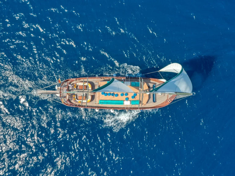 Abacus Goleta Karya charter bareboat or skippered in  Barcelona