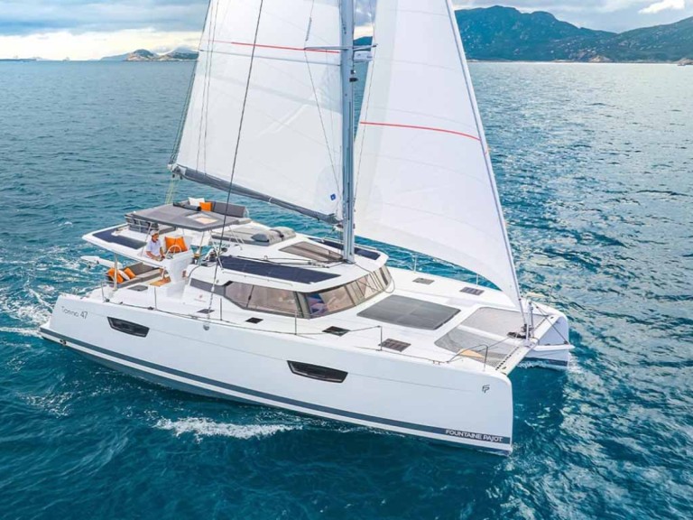 Fountaine Pajot Tanna 47 charter bareboat or skippered in  Biograd na Moru