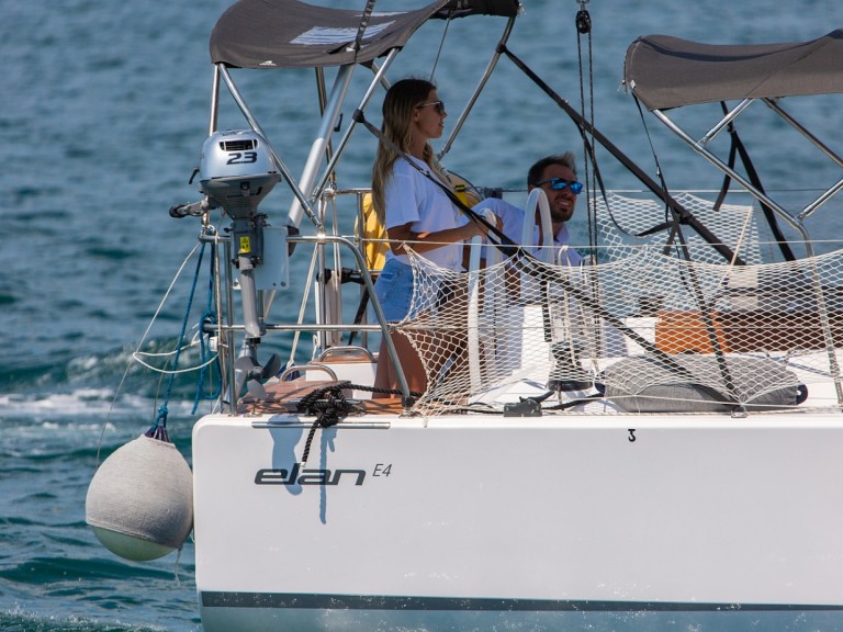 Elan E4 charter bareboat or skippered in  Punat