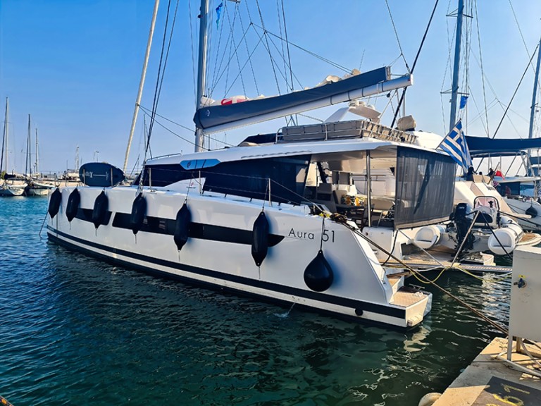 Hire a Fountaine Pajot Aura 51 Alimos
