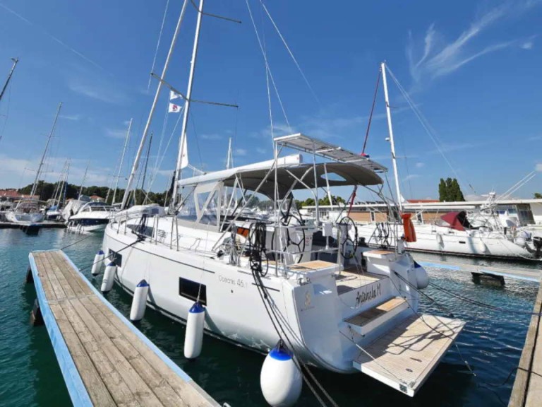 Bénéteau Oceanis 46.1 charter bareboat or skippered in  Zadar