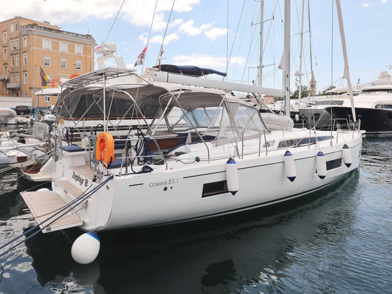 Bénéteau Oceanis 51.1 charter bareboat or skippered in  Zadar