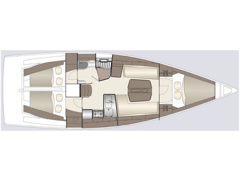 Sailboat hire in Punat - Dehler Dehler 38